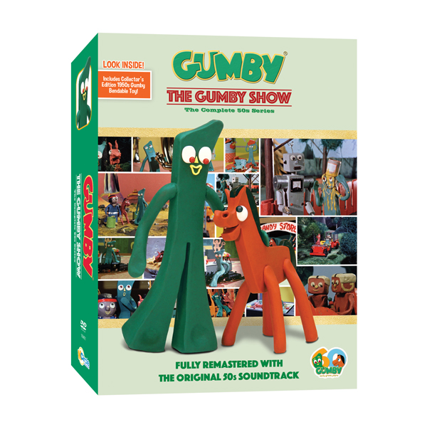 gumby 50s DVD set with bendable