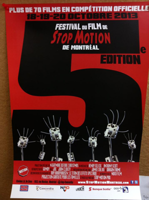 Gumby at the Montreal Stop Motion Film Festival