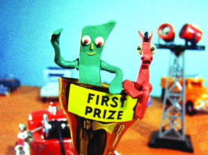 Gumby and Pokey win First Place