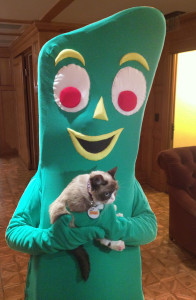 Gumby with Grumpy Cat