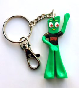 Gumby Rush key chain