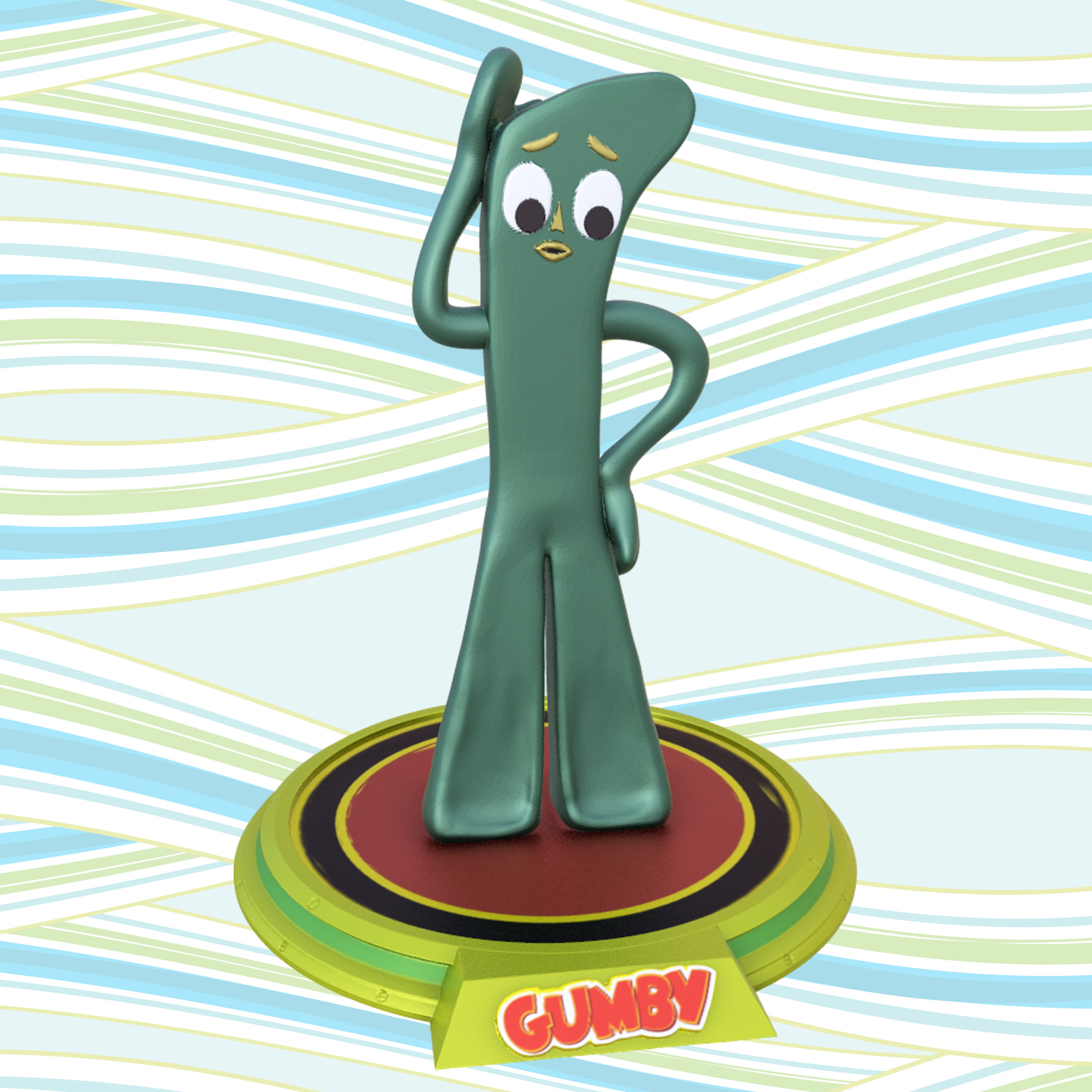Exclusive 3D Printed Gumby Figures Now Available